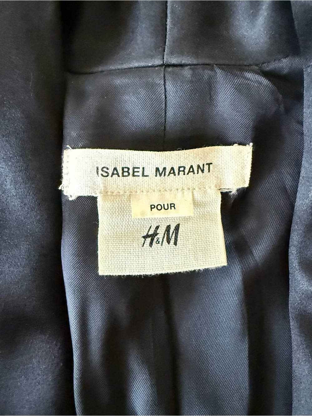 Isabel Marant x H&M Black Wool Silk Tuxedo Blazer - US 10 (Medium) - Picture 6 of 8